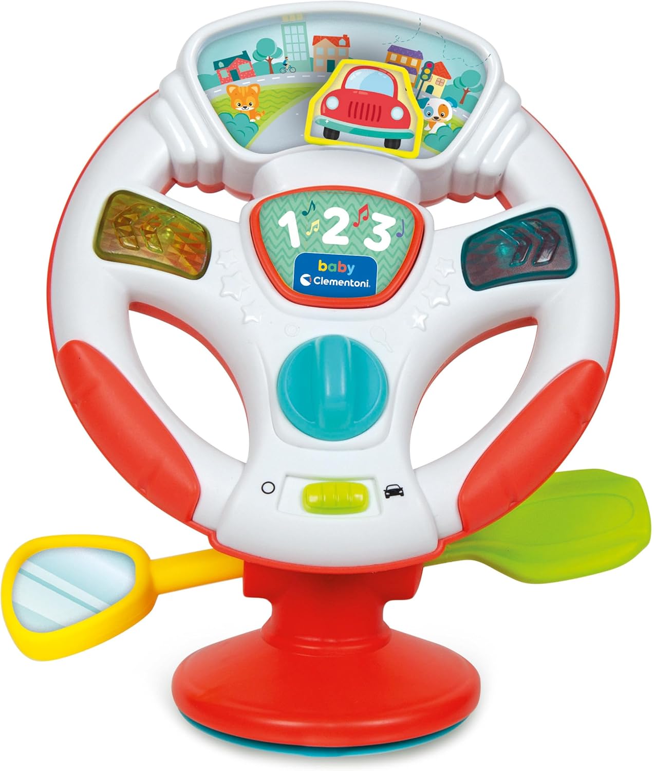 BABY CLEMENTONI - GIRA E GUIDA VOLANTE ATTIVITÀ , 10 + MESI